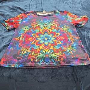Colorful Mandala Short Sleeve Tee